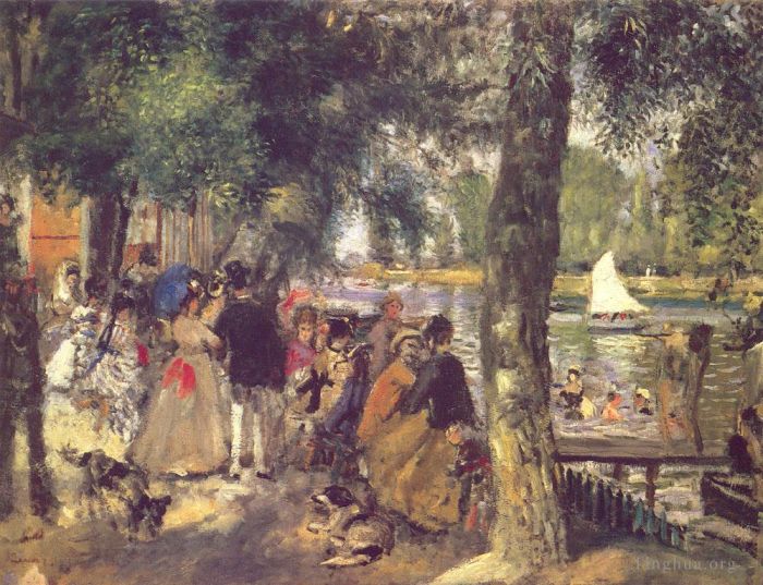 Pierre-Auguste Renoir Peinture à l'huile - La Grenouillère