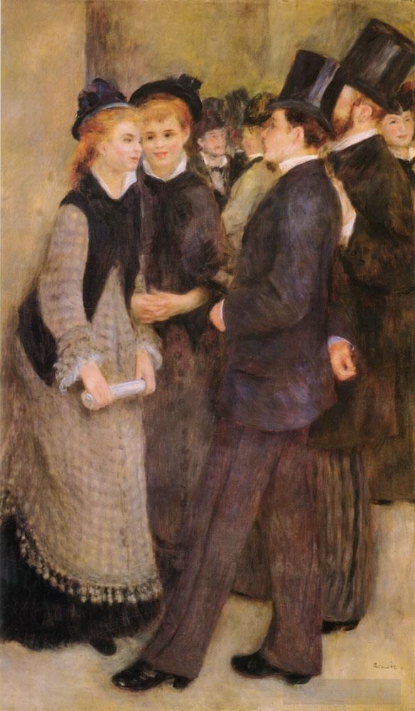 Pierre-Auguste Renoir Peinture à l'huile - Sortie du Conservatoire