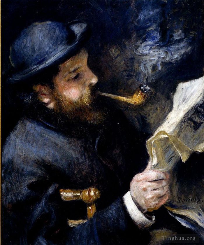 Pierre-Auguste Renoir Peinture à l'huile - Lire un journal