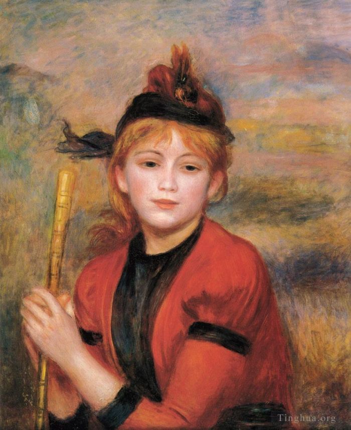 Pierre-Auguste Renoir Peinture à l'huile - Le promeneur
