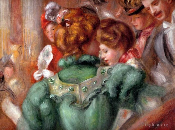 Pierre-Auguste Renoir Peinture à l'huile - Une loge au théâtre des variétés