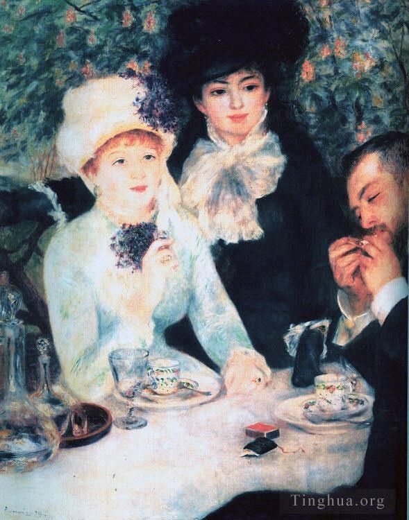 Pierre-Auguste Renoir Peinture à l'huile - Après le déjeuner