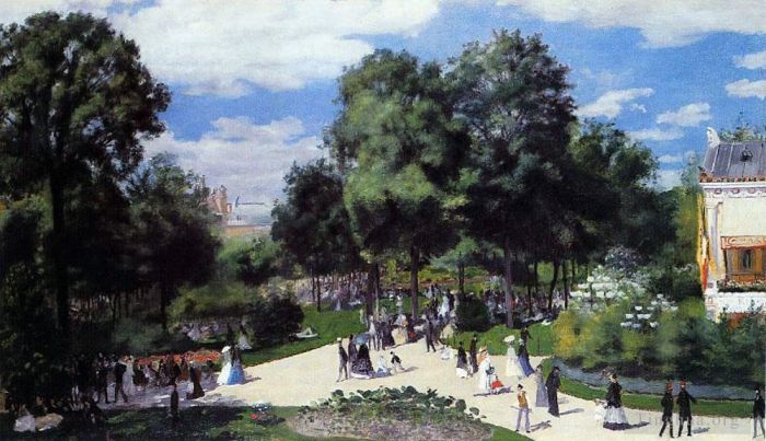 Pierre-Auguste Renoir Peinture à l'huile - Foire des Champs Elysées Paris
