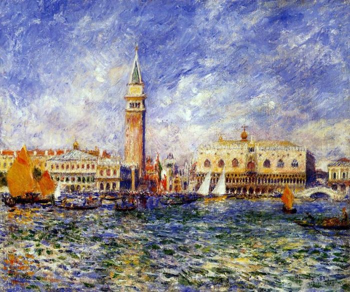Pierre-Auguste Renoir Peinture à l'huile - Palais des Doges Venise