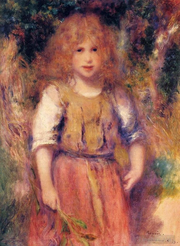 Pierre-Auguste Renoir Peinture à l'huile - Fille gitane