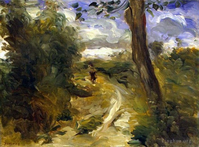 Pierre-Auguste Renoir Peinture à l'huile - Paysage entre tempêtes