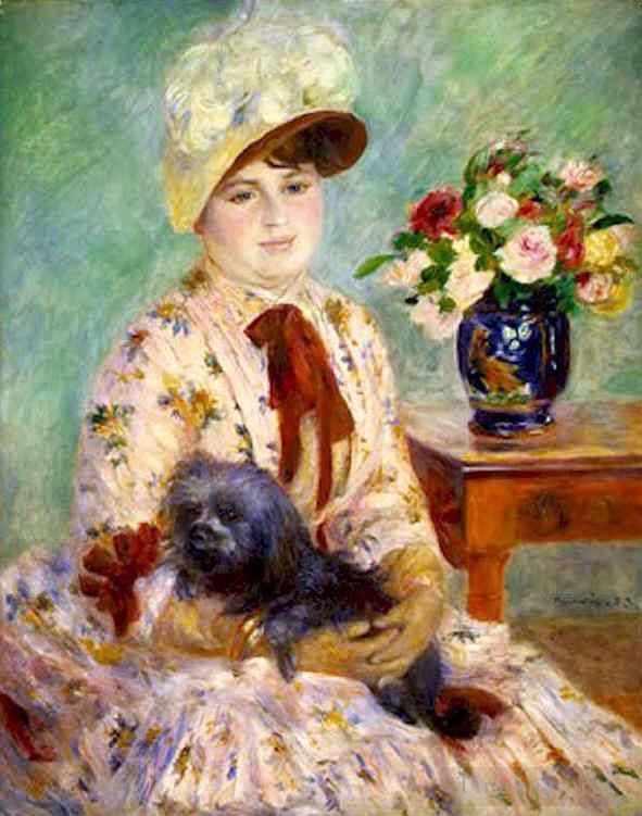 Pierre-Auguste Renoir Peinture à l'huile - Mlle Charlotte Berthier