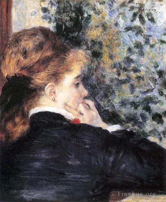 Pierre-Auguste Renoir Peinture à l'huile - Pensif
