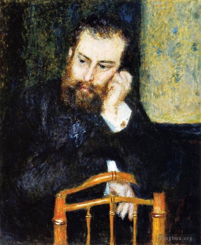 Pierre-Auguste Renoir Peinture à l'huile - Portrait d'Alfred Sisley