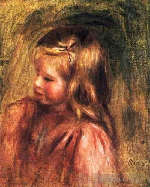 Pierre-Auguste Renoir Peinture à l'huile - Portrait de coco