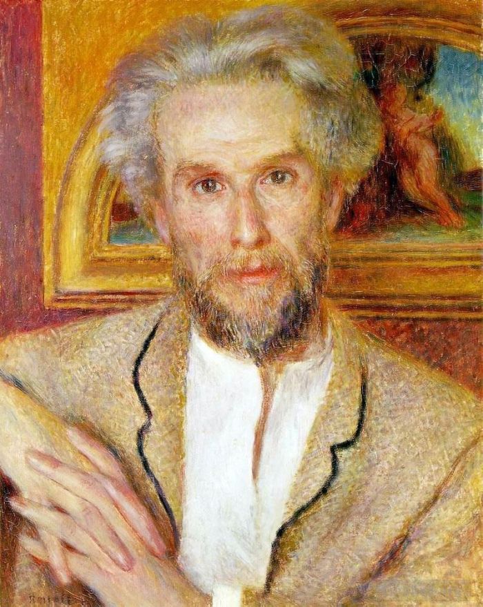 Pierre-Auguste Renoir Peinture à l'huile - Portrait de Victor Choquet 75