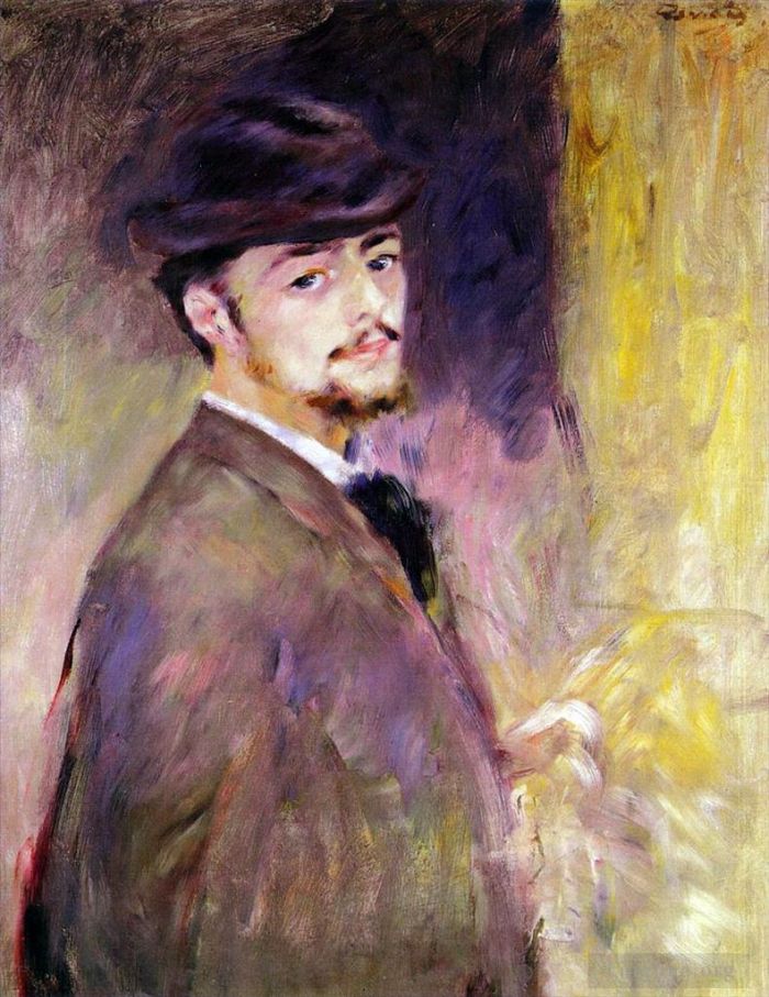 Pierre-Auguste Renoir Peinture à l'huile - Autoportrait