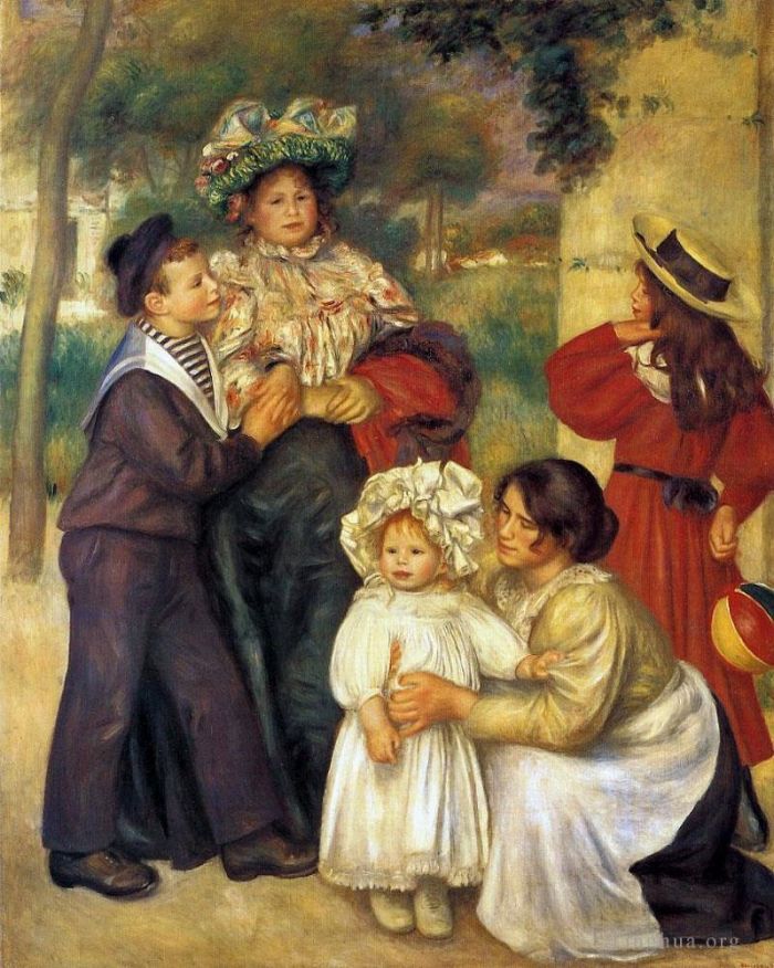 Pierre-Auguste Renoir Peinture à l'huile - La famille des artistes