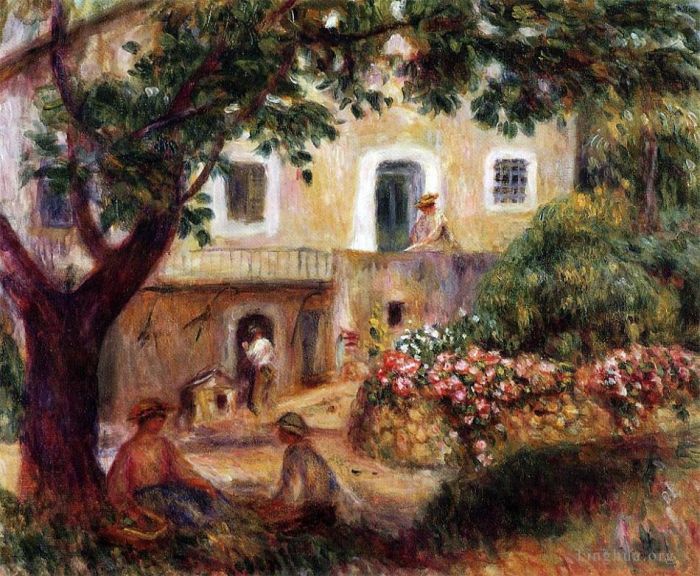 Pierre-Auguste Renoir Peinture à l'huile - La ferme