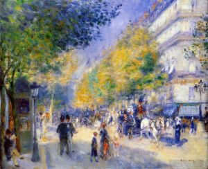 Pierre-Auguste Renoir œuvres - Les grands boulevards