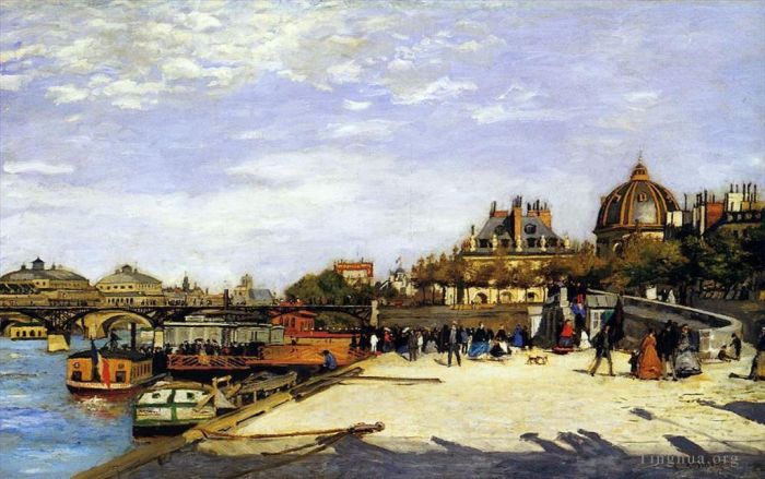 Pierre-Auguste Renoir Peinture à l'huile - Le pont des arts