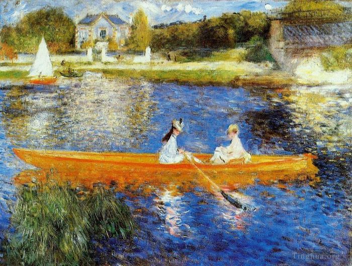 Pierre-Auguste Renoir Peinture à l'huile - La yole