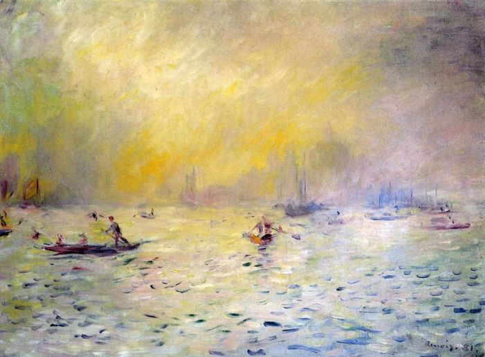 Pierre-Auguste Renoir Peinture à l'huile - Vue de Venise