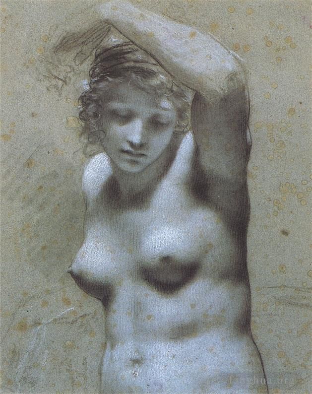Pierre-Paul Prud'hon Types de peintures - Femme nue en buste