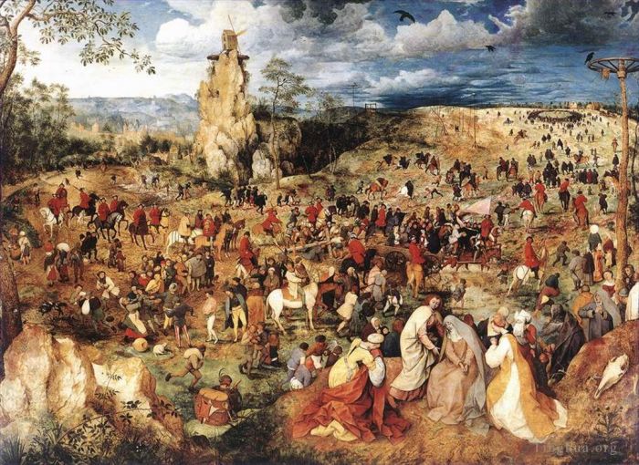 Pieter Brueghel the Elder Peinture à l'huile - Christ portant la croix