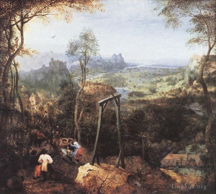 Pieter Brueghel the Elder Peinture à l'huile - Pie sur la potence