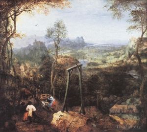Pieter Brueghel the Elder œuvres - Pie sur la potence