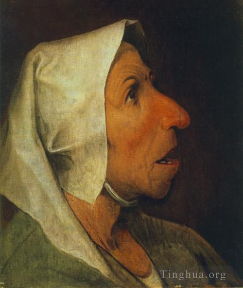 Pieter Brueghel the Elder Peinture à l'huile - Portrait d'une vieille femme