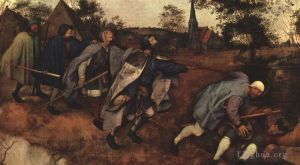 Pieter Brueghel the Elder œuvres - La parabole de l'aveugle conduisant l'aveugle