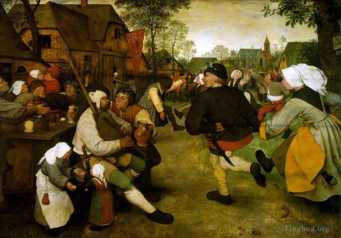 Pieter Brueghel the Elder Peinture à l'huile - La danse paysanne