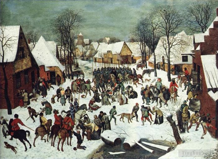 Pieter Brueghel the Elder Peinture à l'huile - Le massacre des innocents
