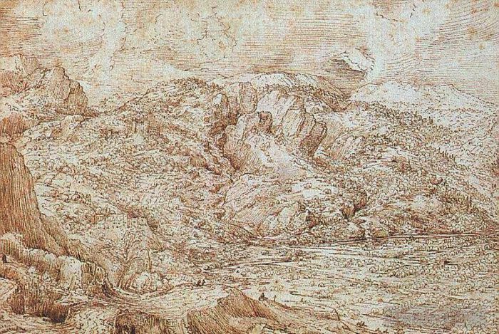 Pieter Brueghel the Elder Types de peintures - Paysage des Alpes