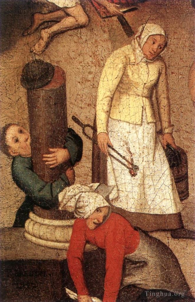 Pieter Bruegel the Younger Peinture à l'huile - Proverbes 1