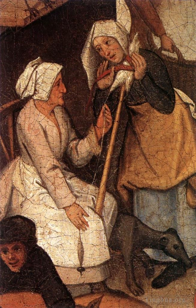 Pieter Bruegel the Younger Peinture à l'huile - Proverbes 3