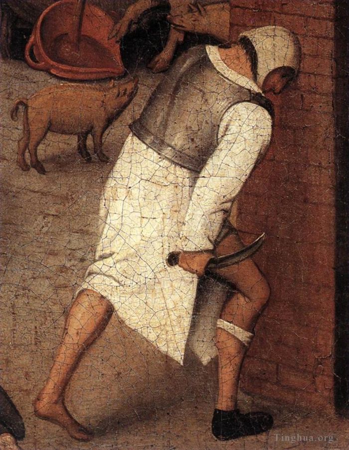 Pieter Bruegel the Younger Peinture à l'huile - Proverbes 4