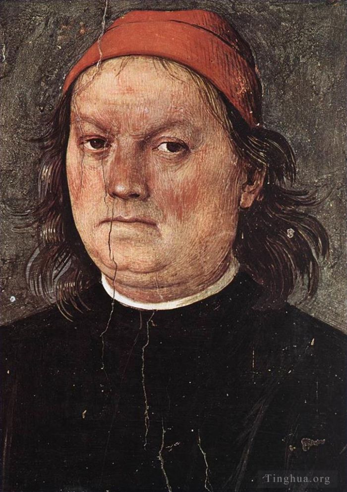 Pietro Perugino Peinture à l'huile - Autoportrait