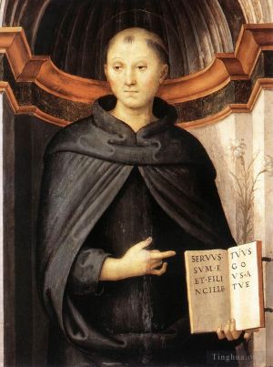 Pietro Perugino œuvres - Saint Nicolas de Tolentino 1507