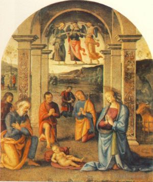 Pietro Perugino œuvres - Le Presépio 1498