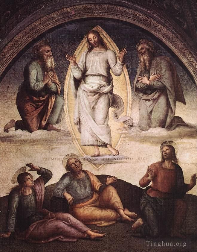 Pietro Perugino Peinture à l'huile - La Transfiguration 1498