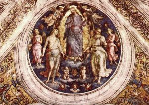 Pietro Perugino œuvres - Christ dans sa gloire