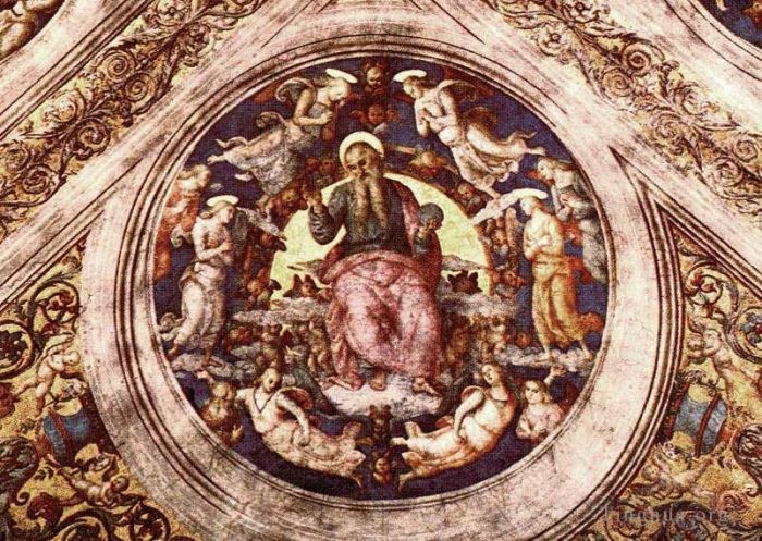 Pietro Perugino Types de peintures - Dieu le Créateur et les anges