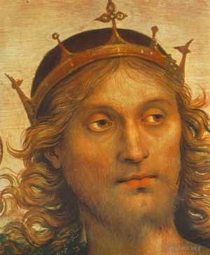 Pietro Perugino œuvres - Le Tout-Puissant avec les Prophètes et les Sybils 1500detail2