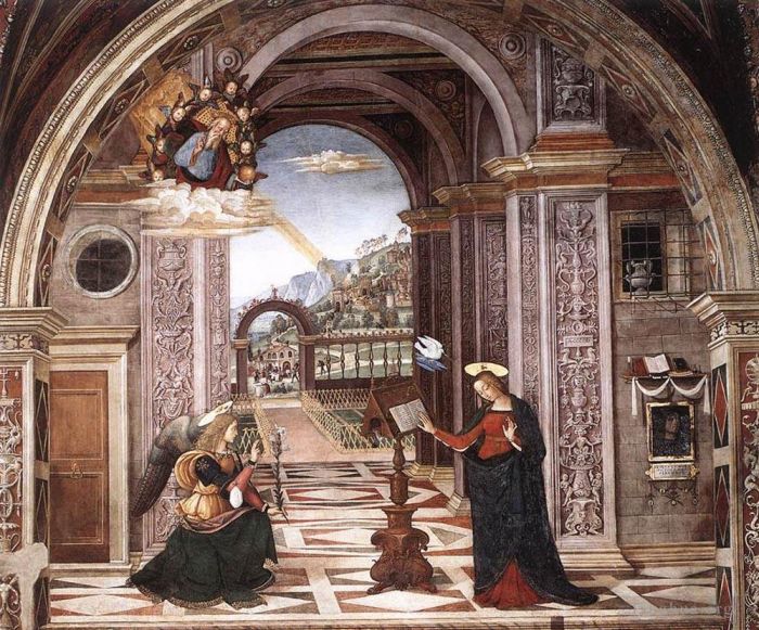 Bernardino di Betto Types de peintures - Annonciation