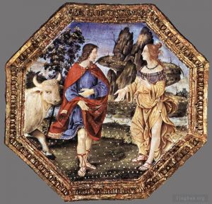 Bernardino di Betto œuvres - Décoration de plafond