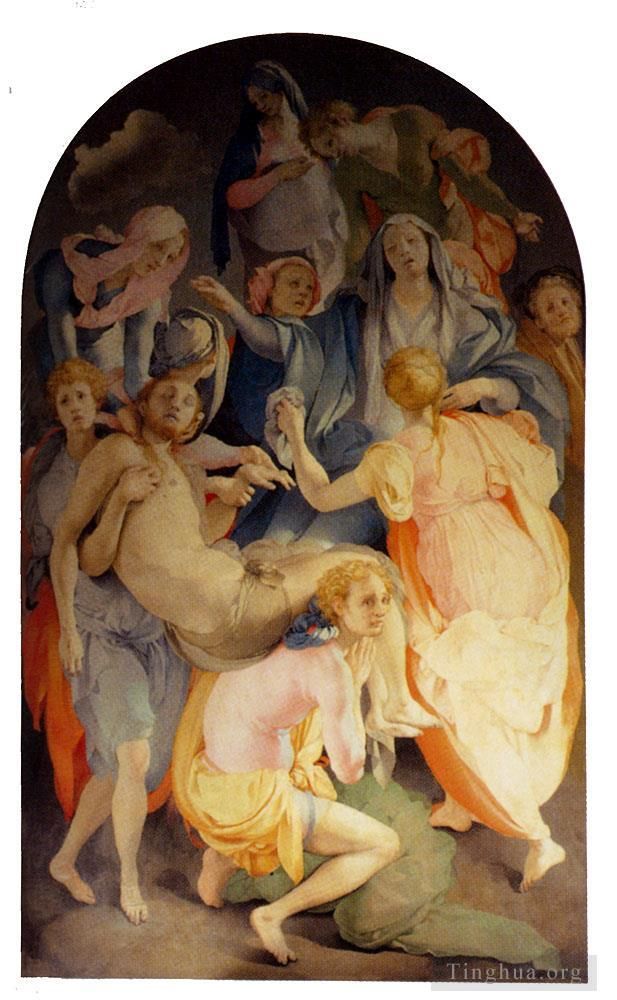 Jacopo da Pontormo Peinture à l'huile - Déposition