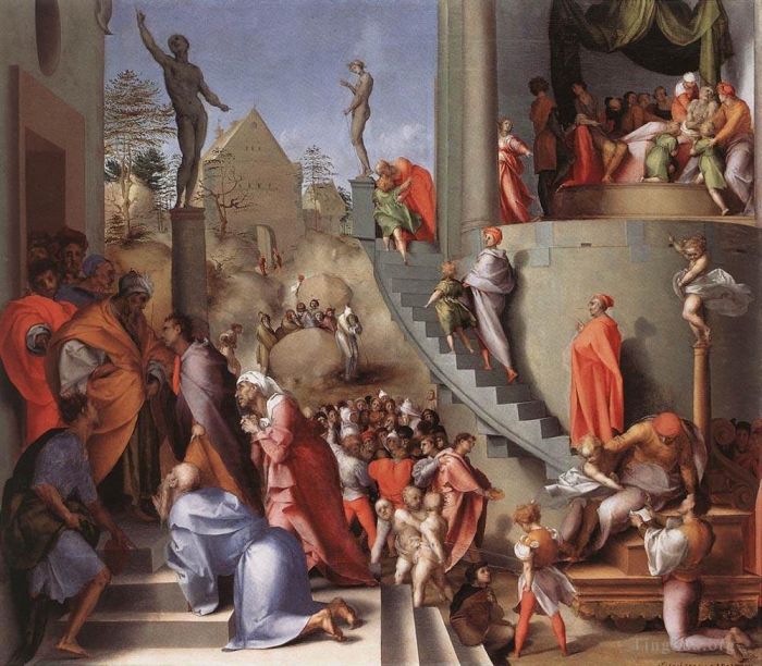 Jacopo da Pontormo Peinture à l'huile - Joseph en Egypte