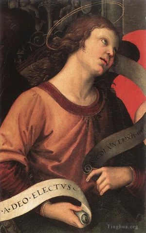 Raphaël œuvres - Fragment d'ange du retable des Baronci