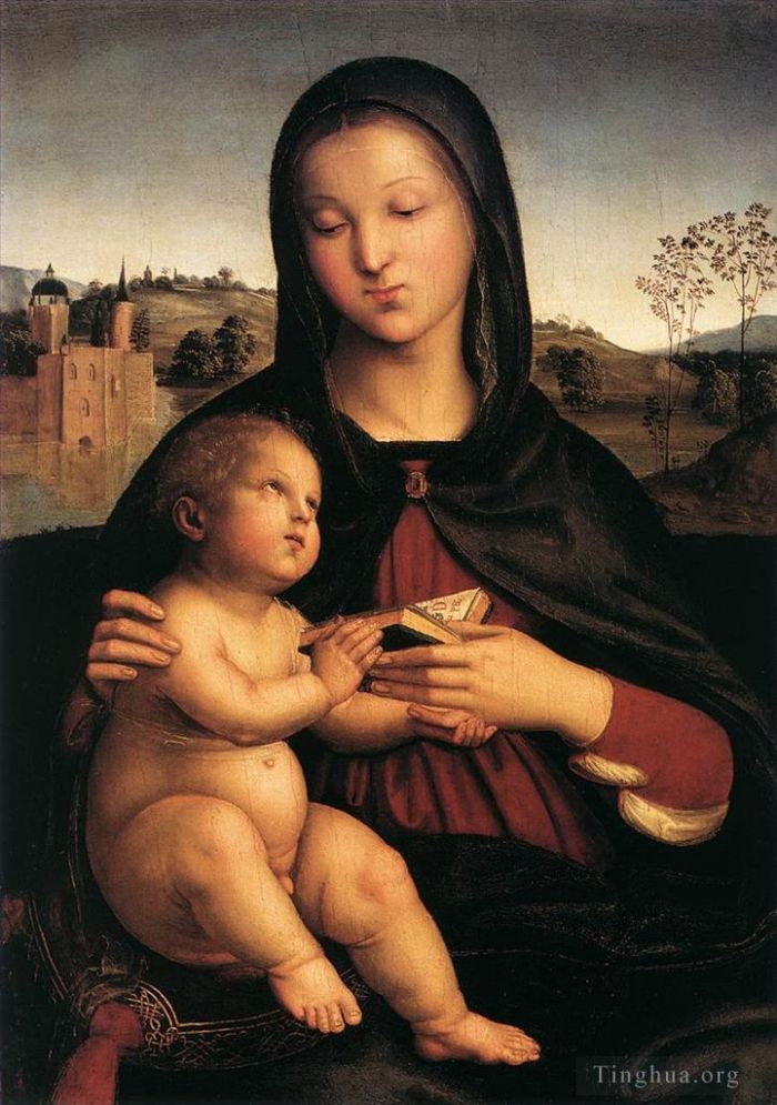 Raphaël Peinture à l'huile - Vierge à l'Enfant 1503