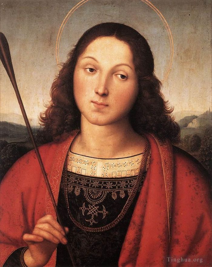 Raphaël Peinture à l'huile - Saint Sébastien 1501