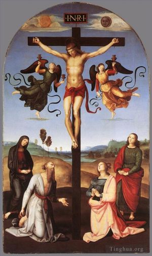 Raphaël œuvres - Crucifixion Retable de Citta di Castello