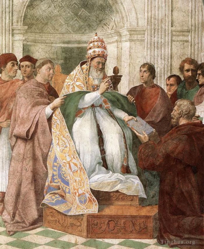 Raphaël Types de peintures - Grégoire IX approuvant les Décrétales